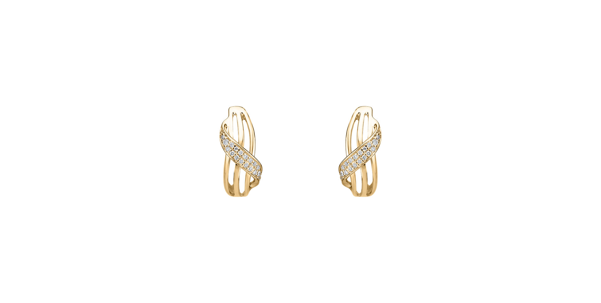 Náušnice s diamanty Star Essence