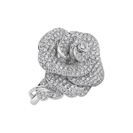 Prsten s diamanty Infinity Rose