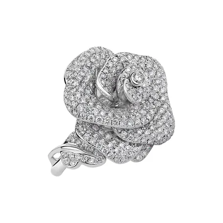 Prsten s diamanty Infinity Rose