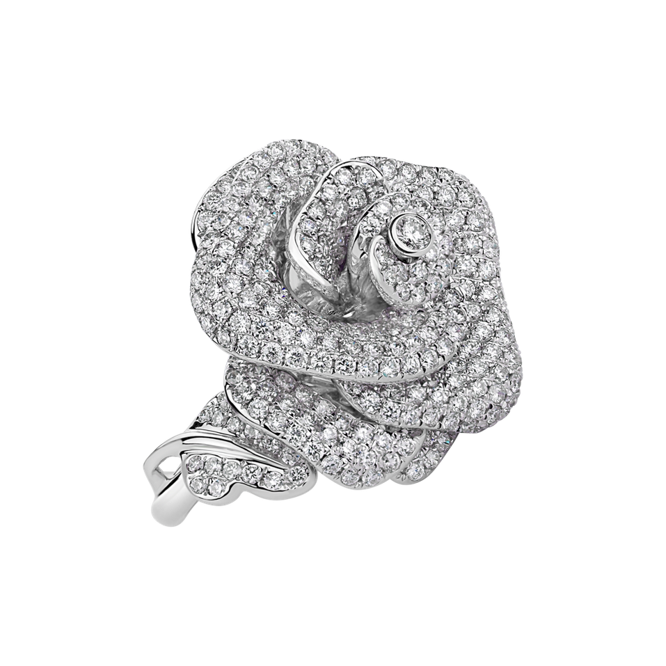 Prsten s diamanty Infinity Rose
