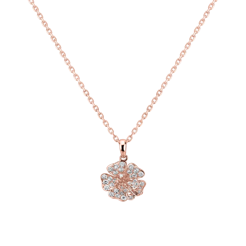 Přívěs s diamanty Flower Star