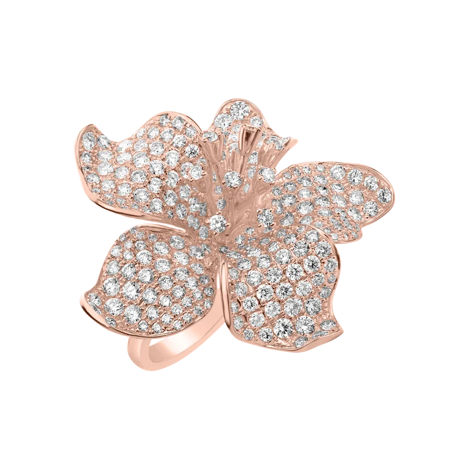 Prsten s diamanty Orchid Desire