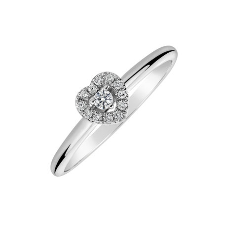 Prsten s diamanty Tender Heart
