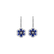 Náušnice s diamanty a safíry Shinning Bloom2