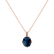 Náhrdelník s topazem a diamanty Drop Blossom2