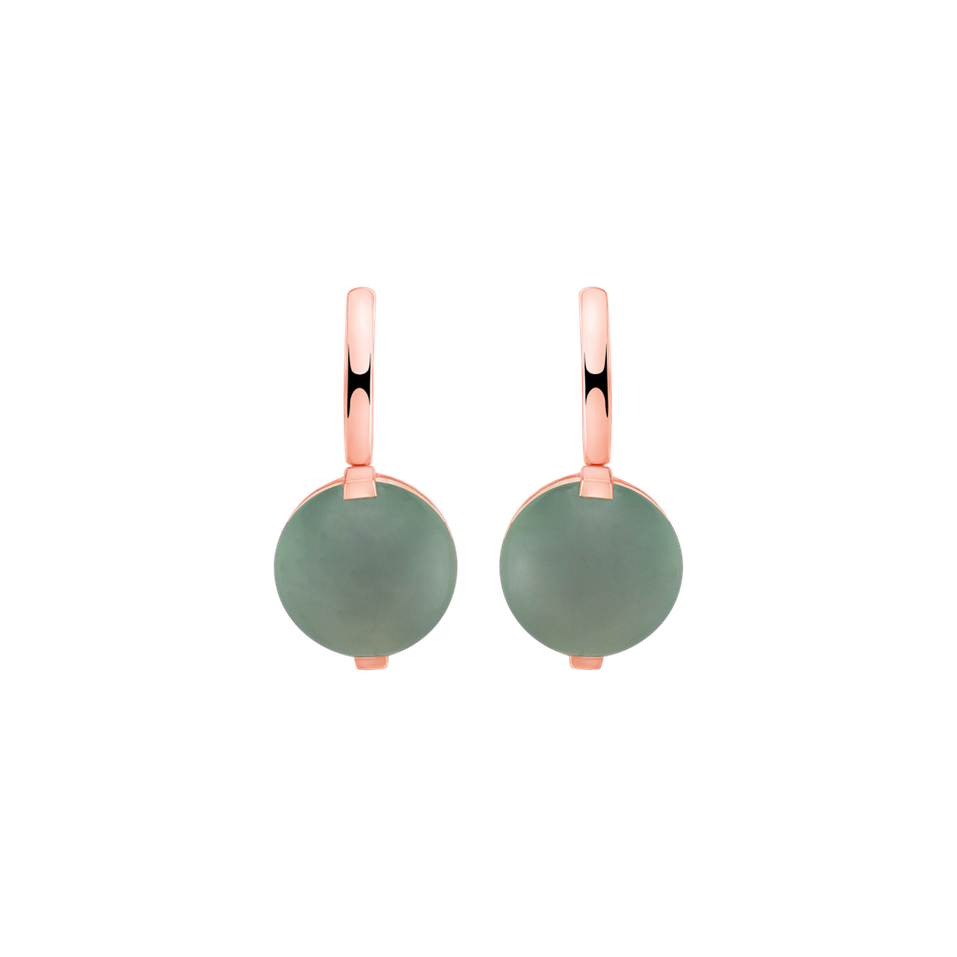 Náušnice s chalcedonem Space Signature