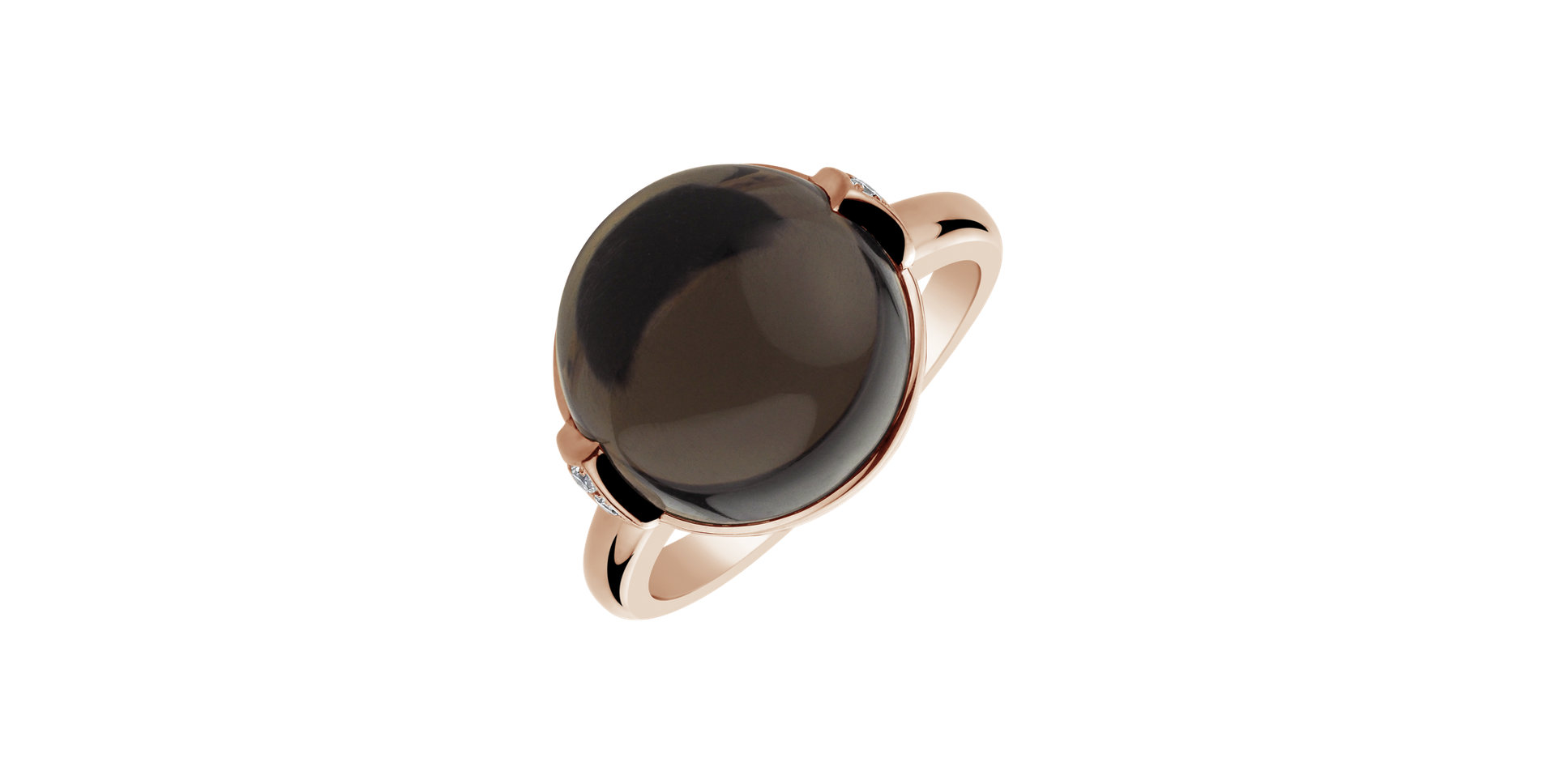 Prsten s quartzem diamanty Fairy Blossom