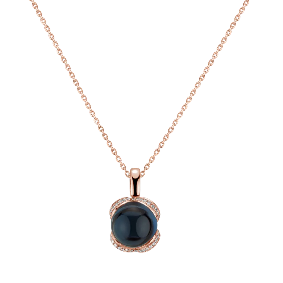 Přívěs s topazem a diamanty Royal Drop