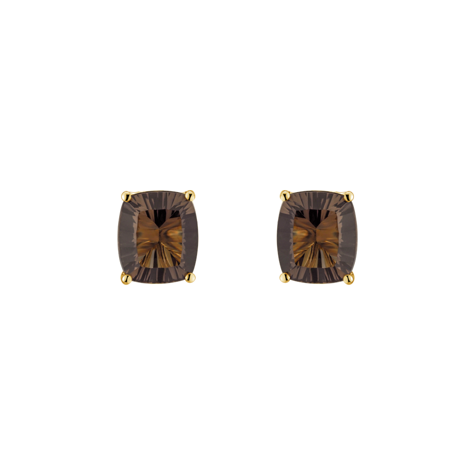 Náušnice s quartzem Lutin