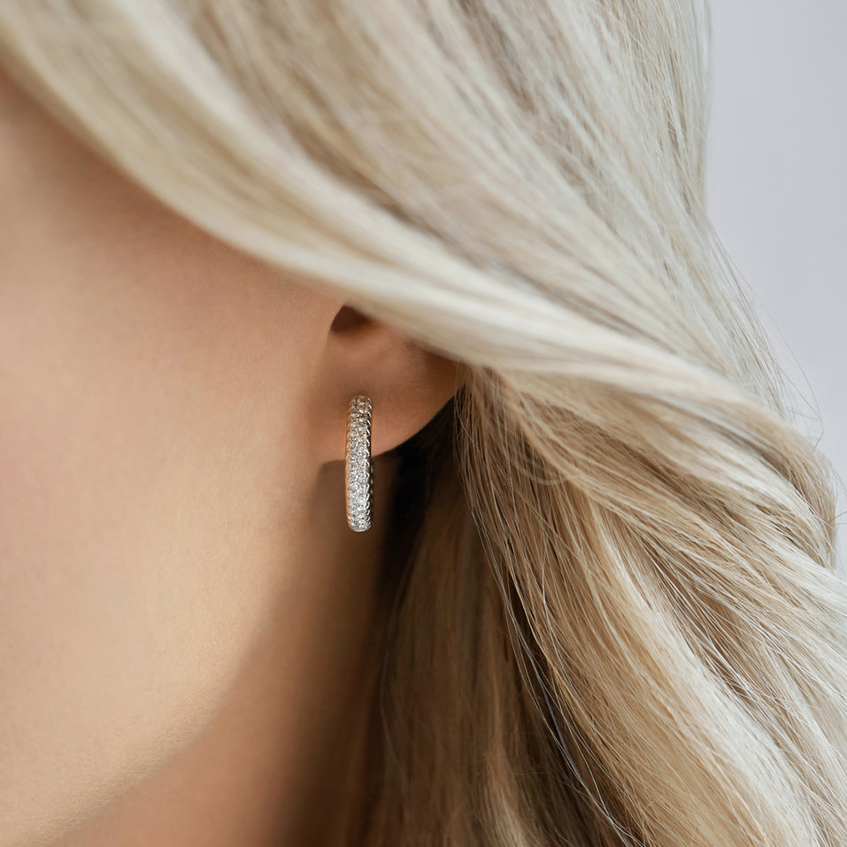 Náušnice s diamanty Joyful Sparkle