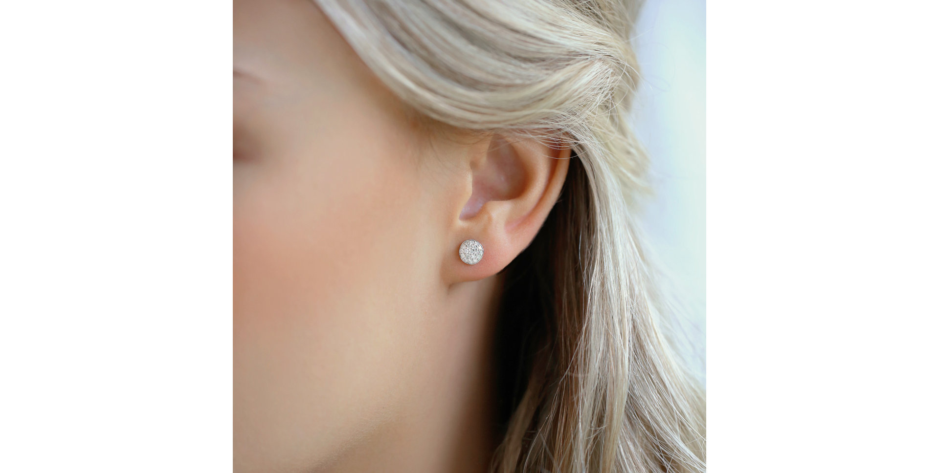 Náušnice s diamanty Festive Mosaic