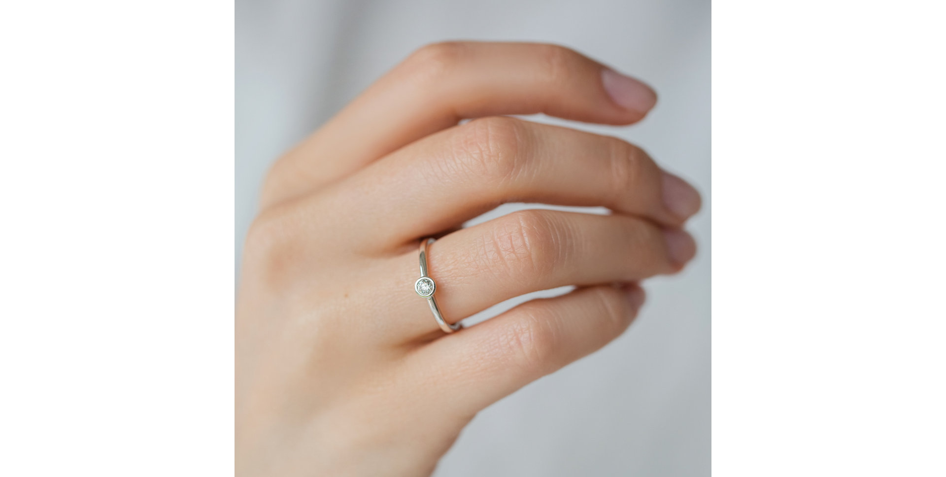 Prsten s diamantem Seductive Glow