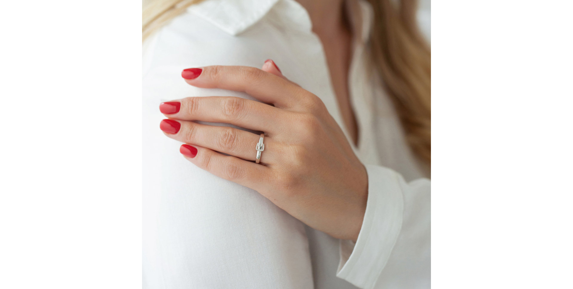 Prsten s diamanty Adrienne