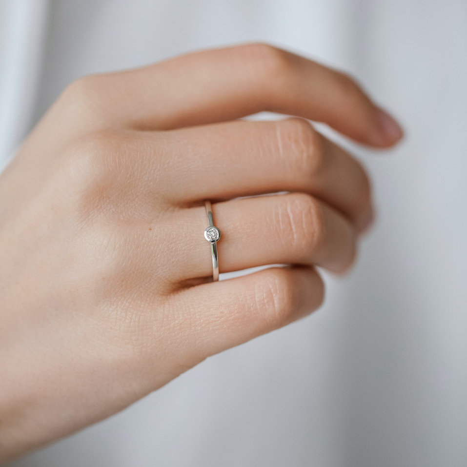 Prsten s diamantem Seductive Glow