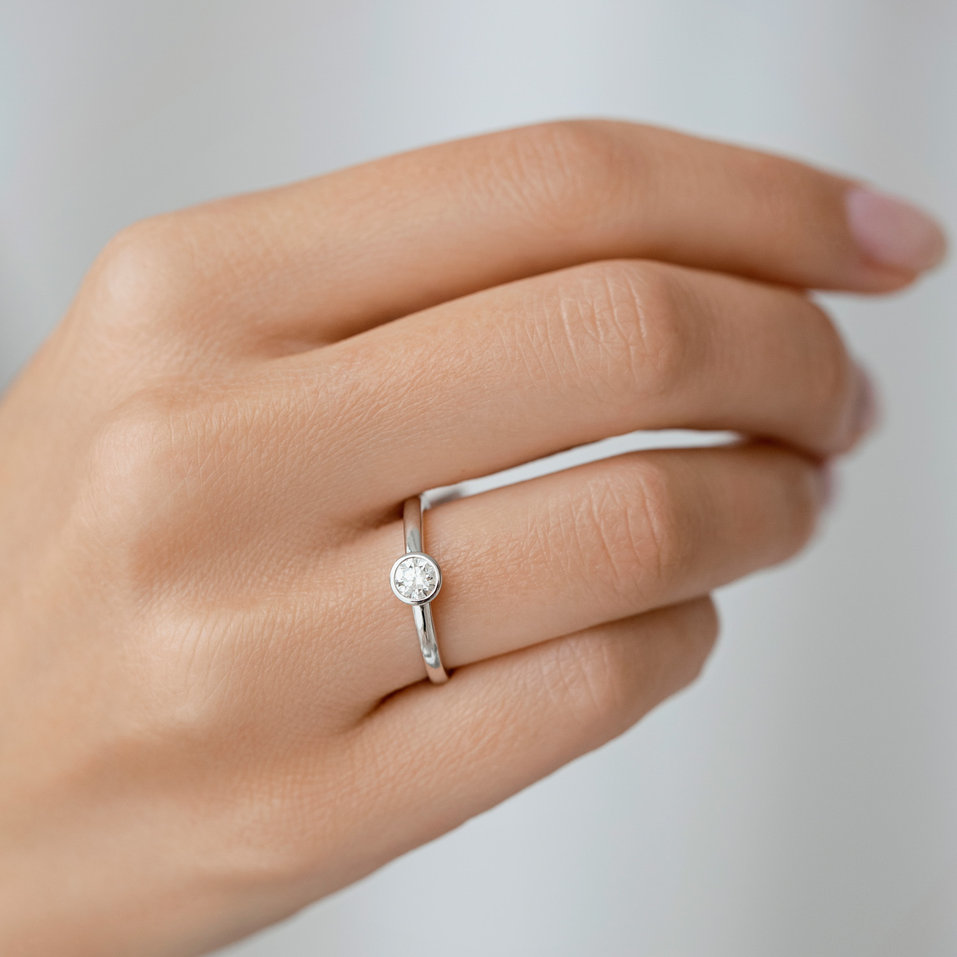 Prsten s diamantem Seductive Glow