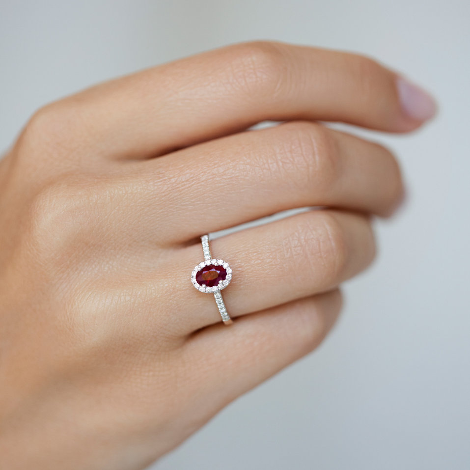 Prsten s turmalínem a diamanty Princess Desperation