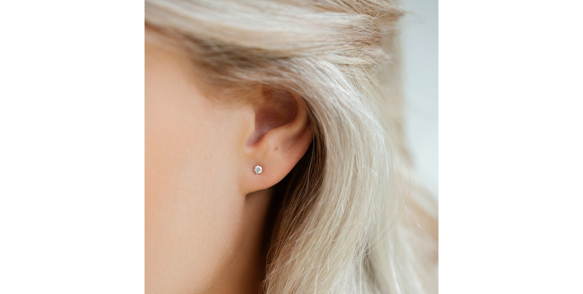 Náušnice s diamantem Vesper Romance