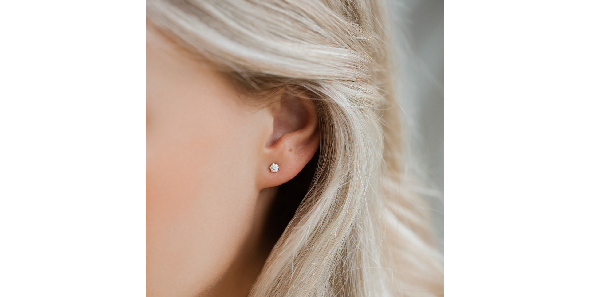 Náušnice s diamantem Vesper Romance