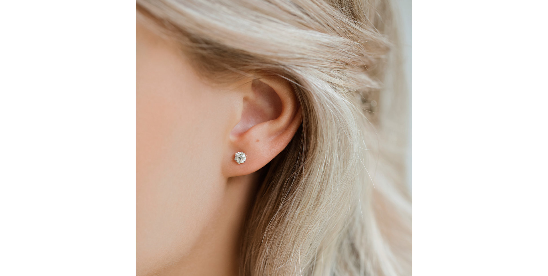 Náušnice s diamantem Vesper Romance