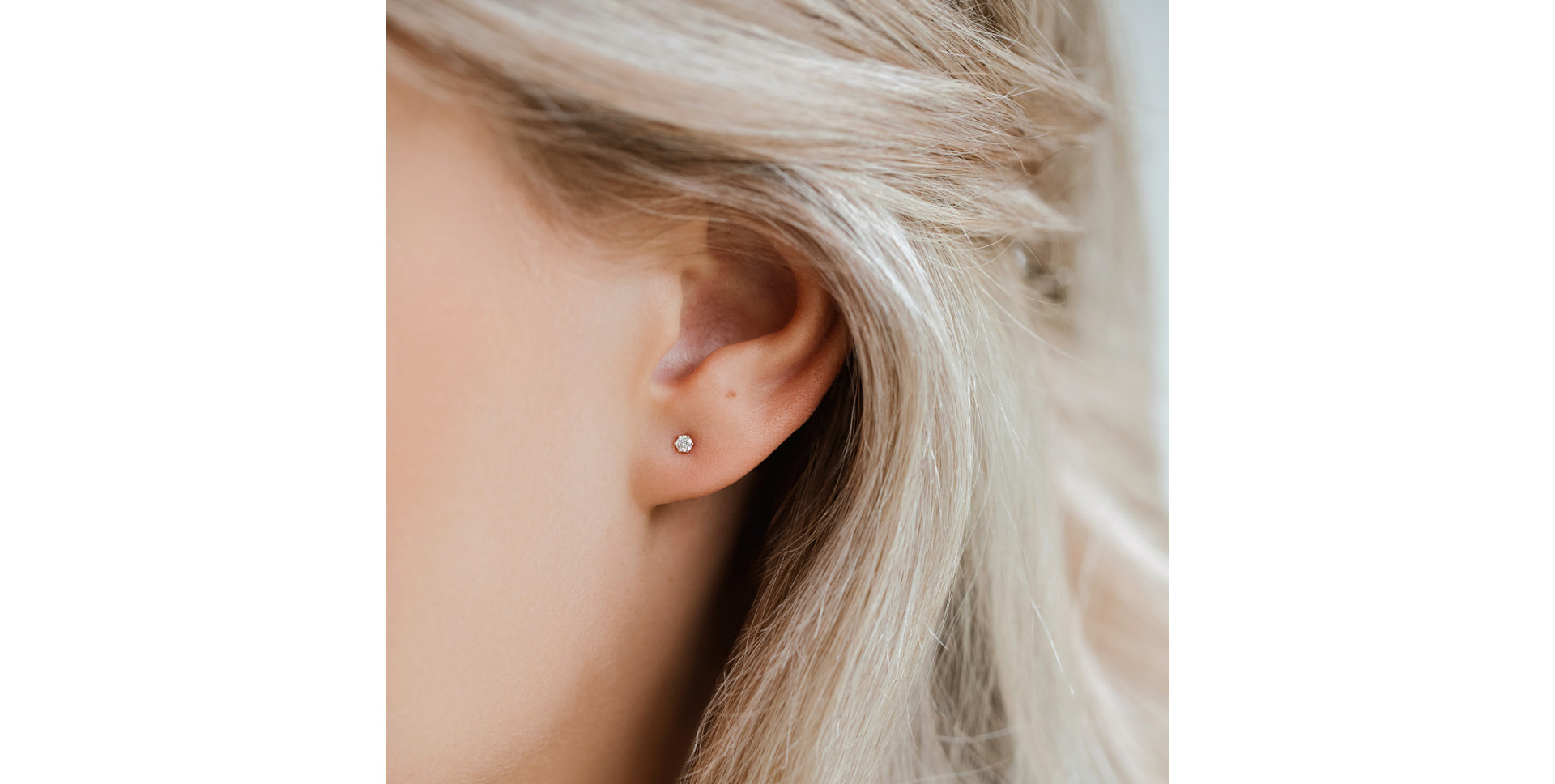 Náušnice s diamantem Vesper Romance