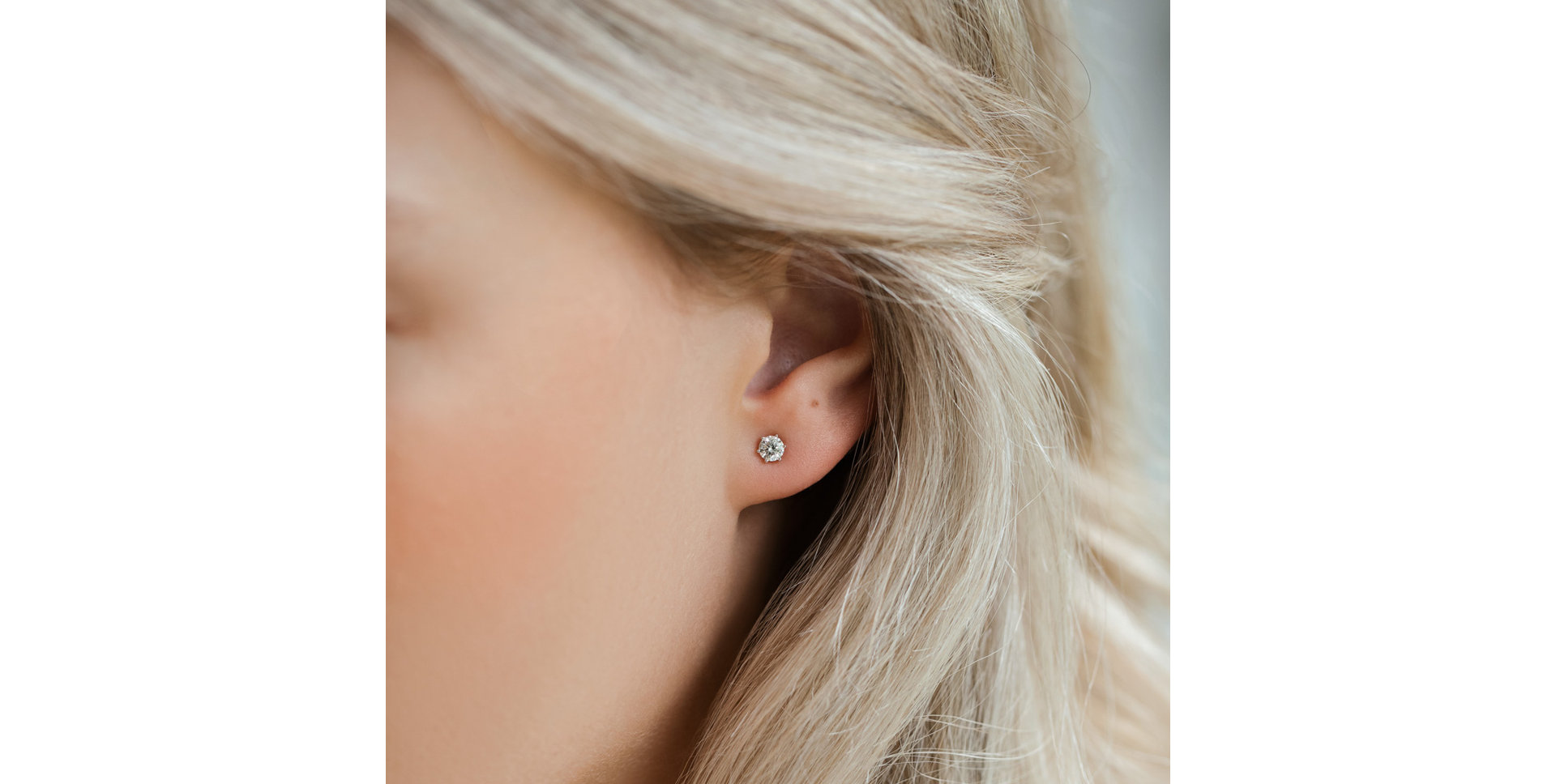 Náušnice s diamantem Vesper Romance