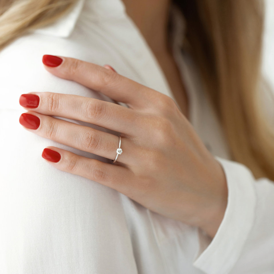 Prsten s diamantem Splendour