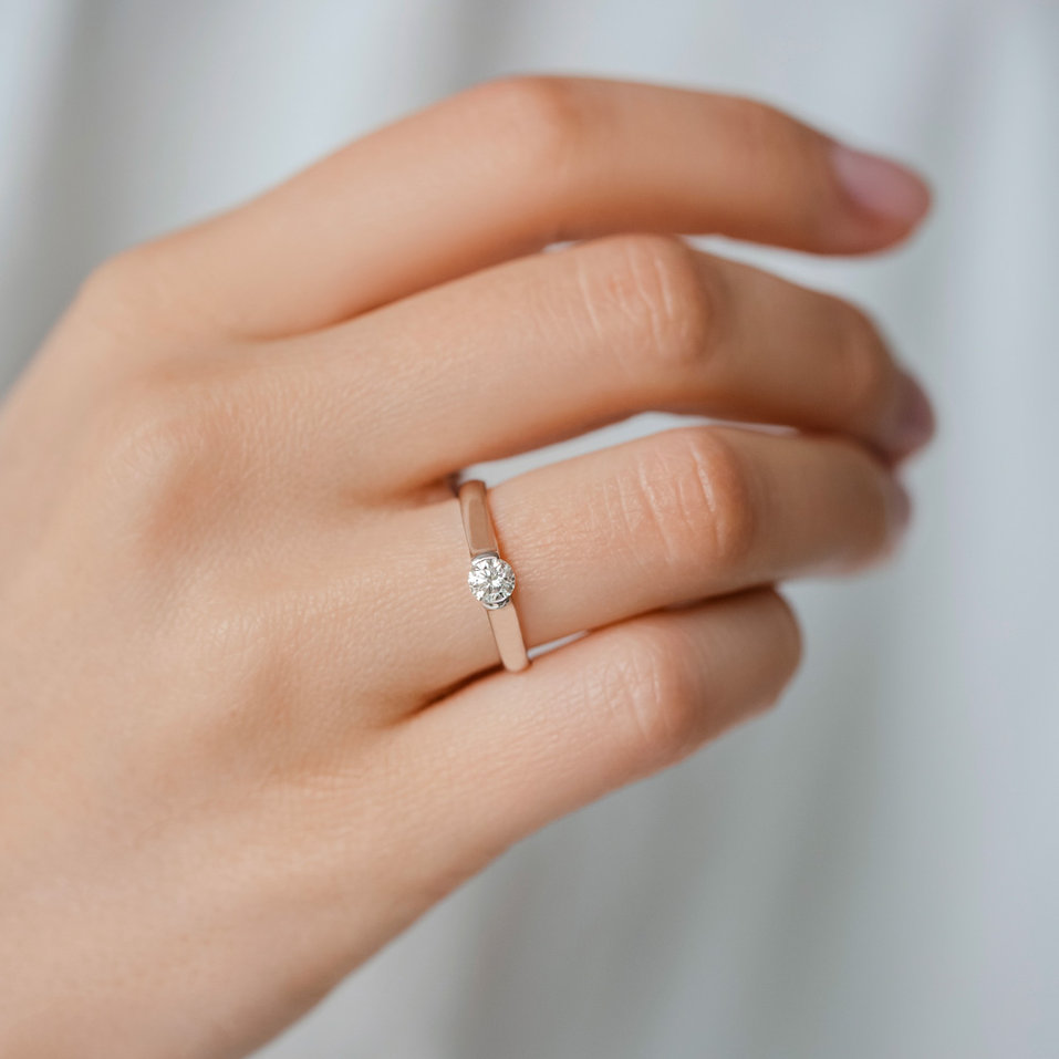 Prsten s diamantem Brilliant Love