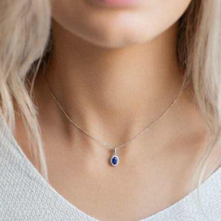 Přívěs s rubínem a diamanty Princess Essence