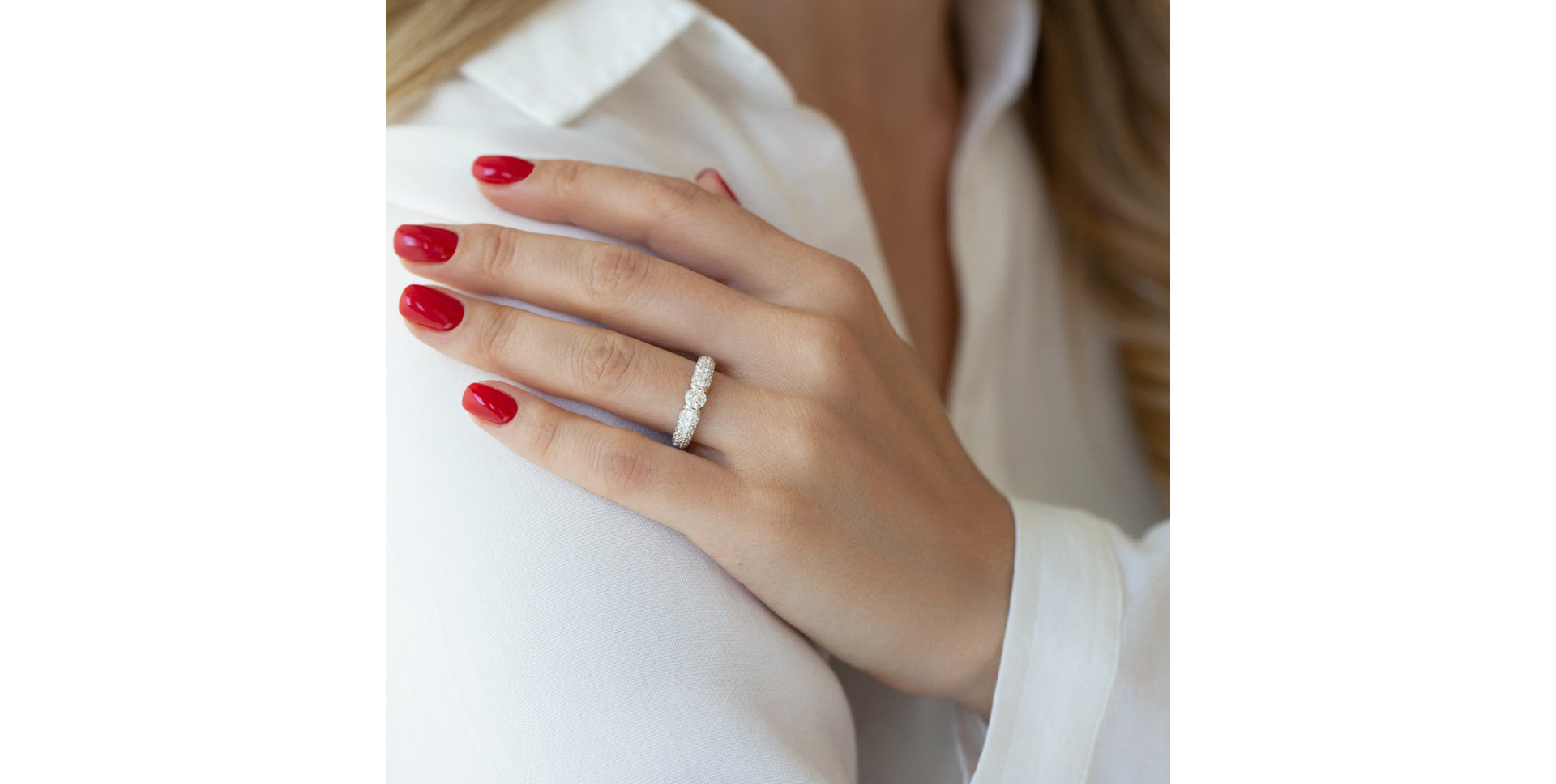 Prsten s diamanty Blossom Charm