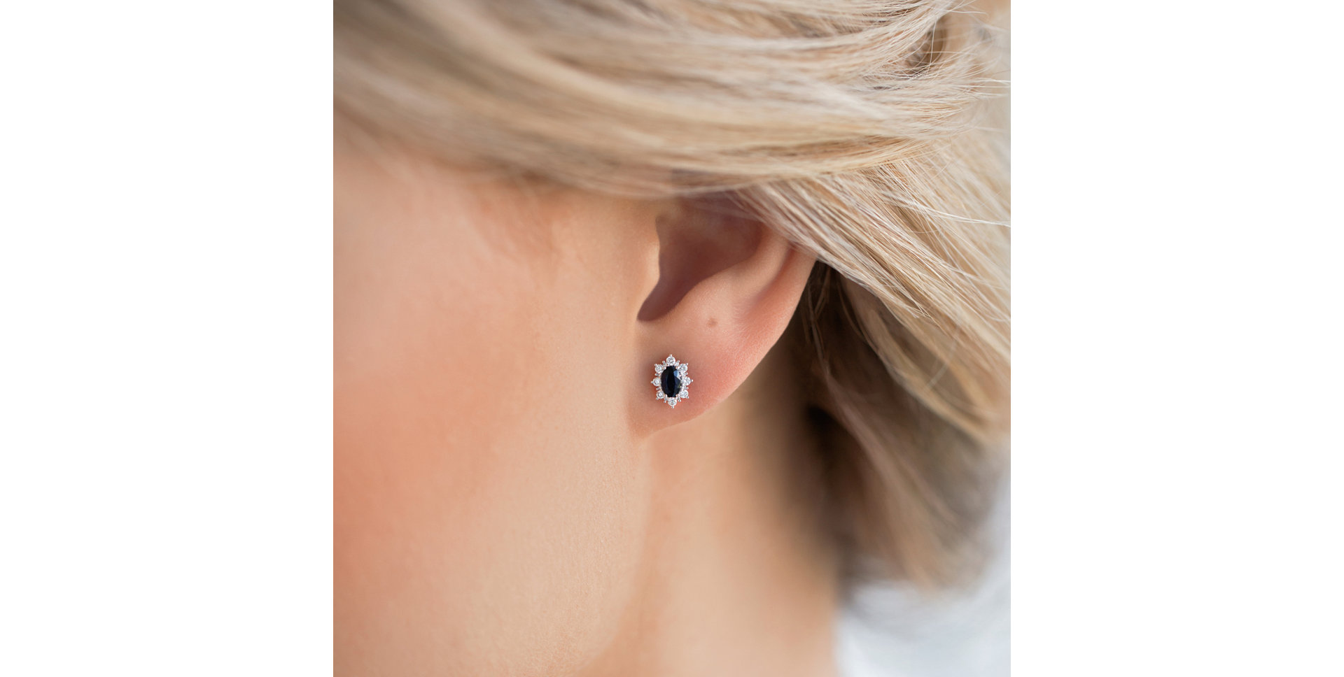 Náušnice se smaragdem a diamanty Mary Magdalene