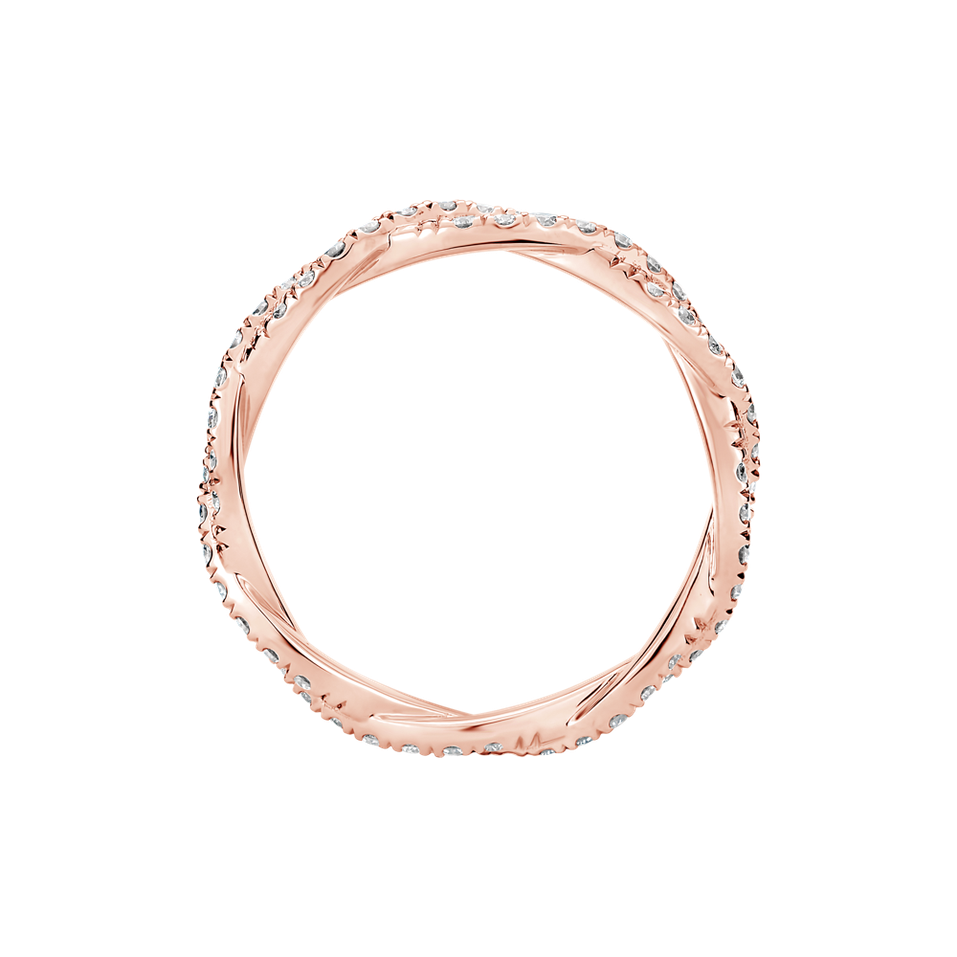 Prsten s diamanty Tangled