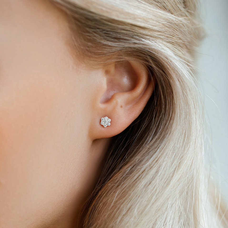 Náušnice s diamanty Eternal Brilliance