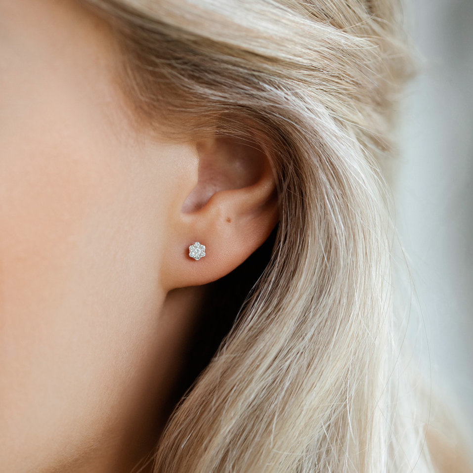 Náušnice s diamanty Eternal Brilliance