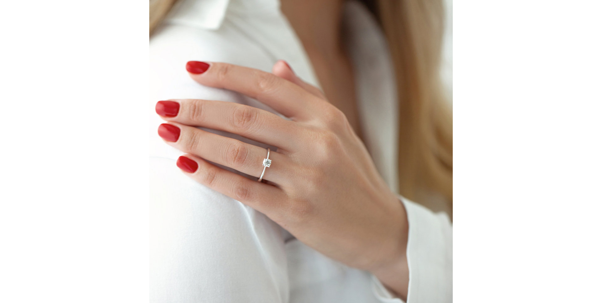 Prsten s diamantem Guardian Kiss