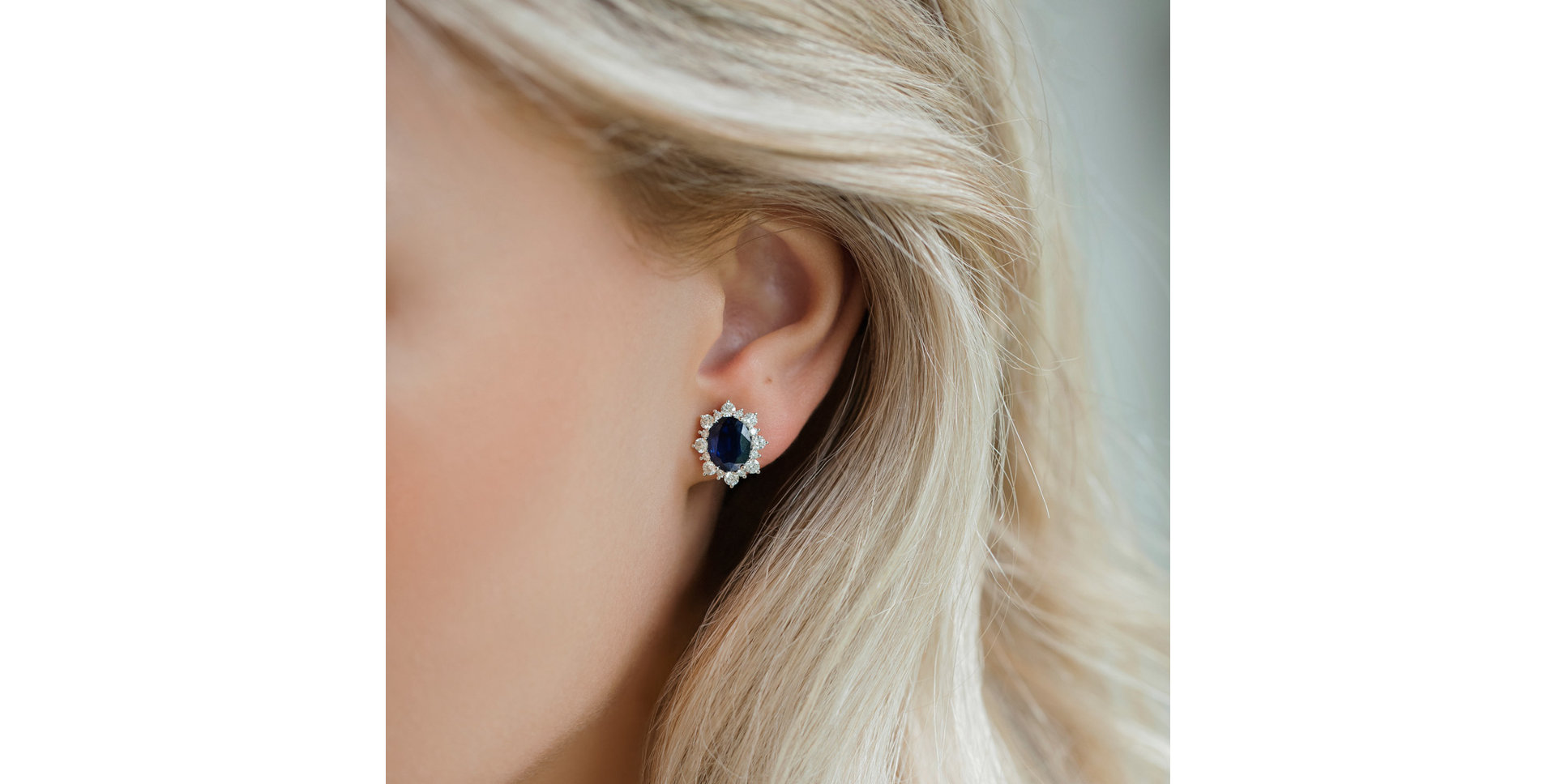 Náušnice se smaragdem a diamanty Mary Magdalene