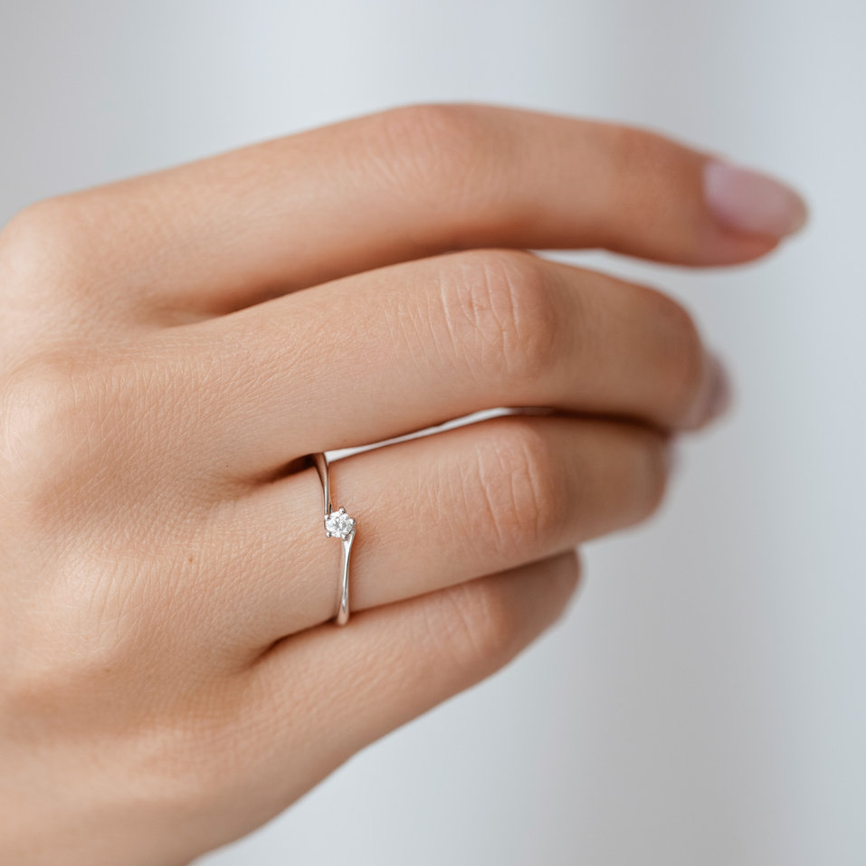 Prsten s diamantem Vivid Love