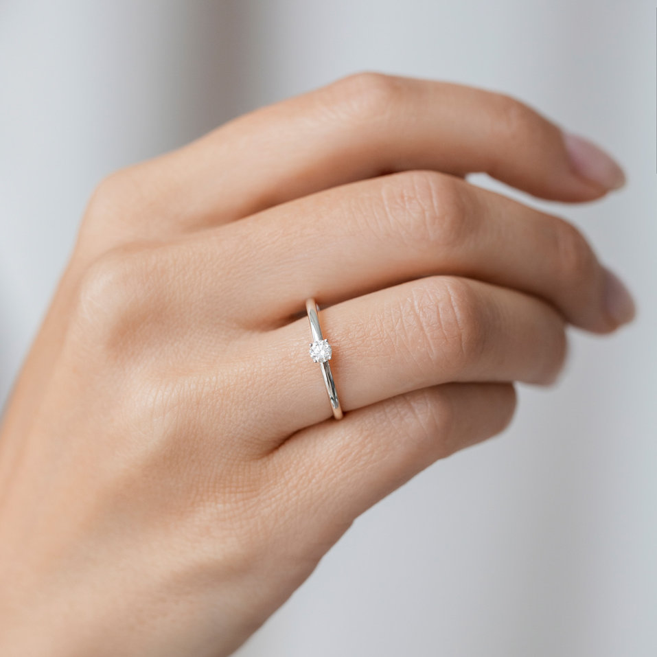 Prsten s diamantem Space Dream