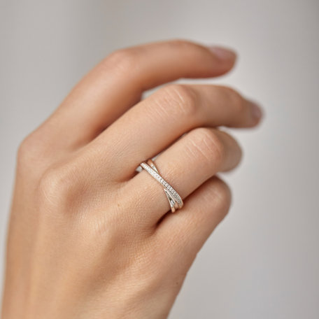 Prsten s diamanty Elegant Spark