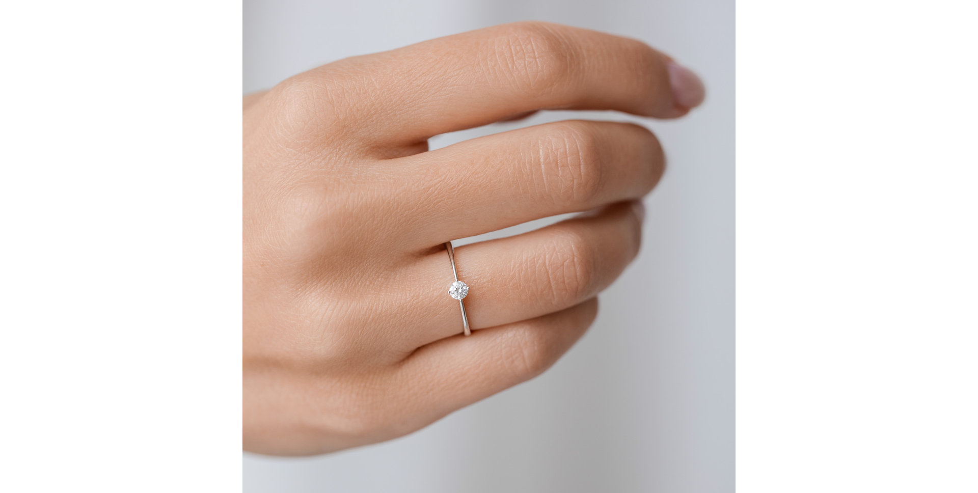 Prsten s diamantem Love Glow