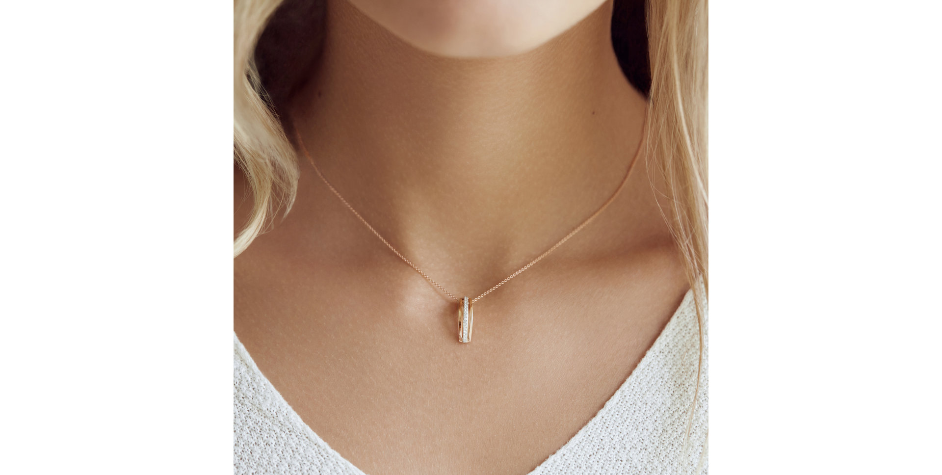 Přívěs s diamanty Elegant Line