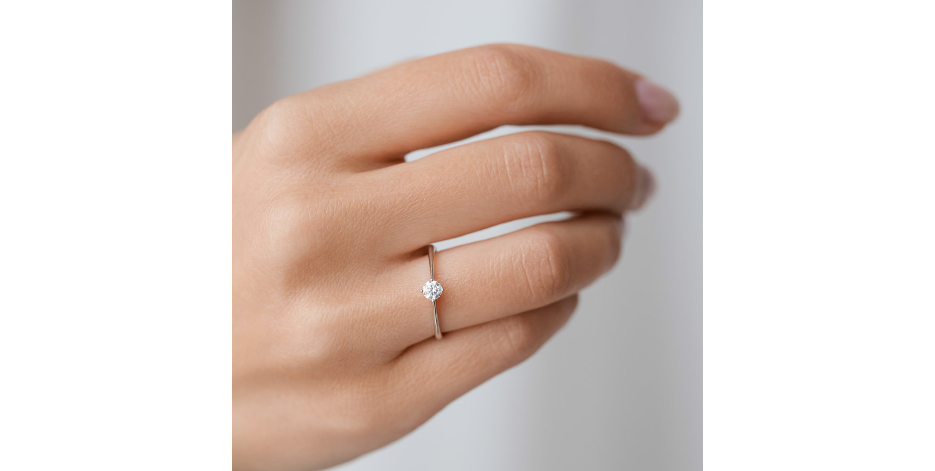 Prsten s diamantem Love Glow