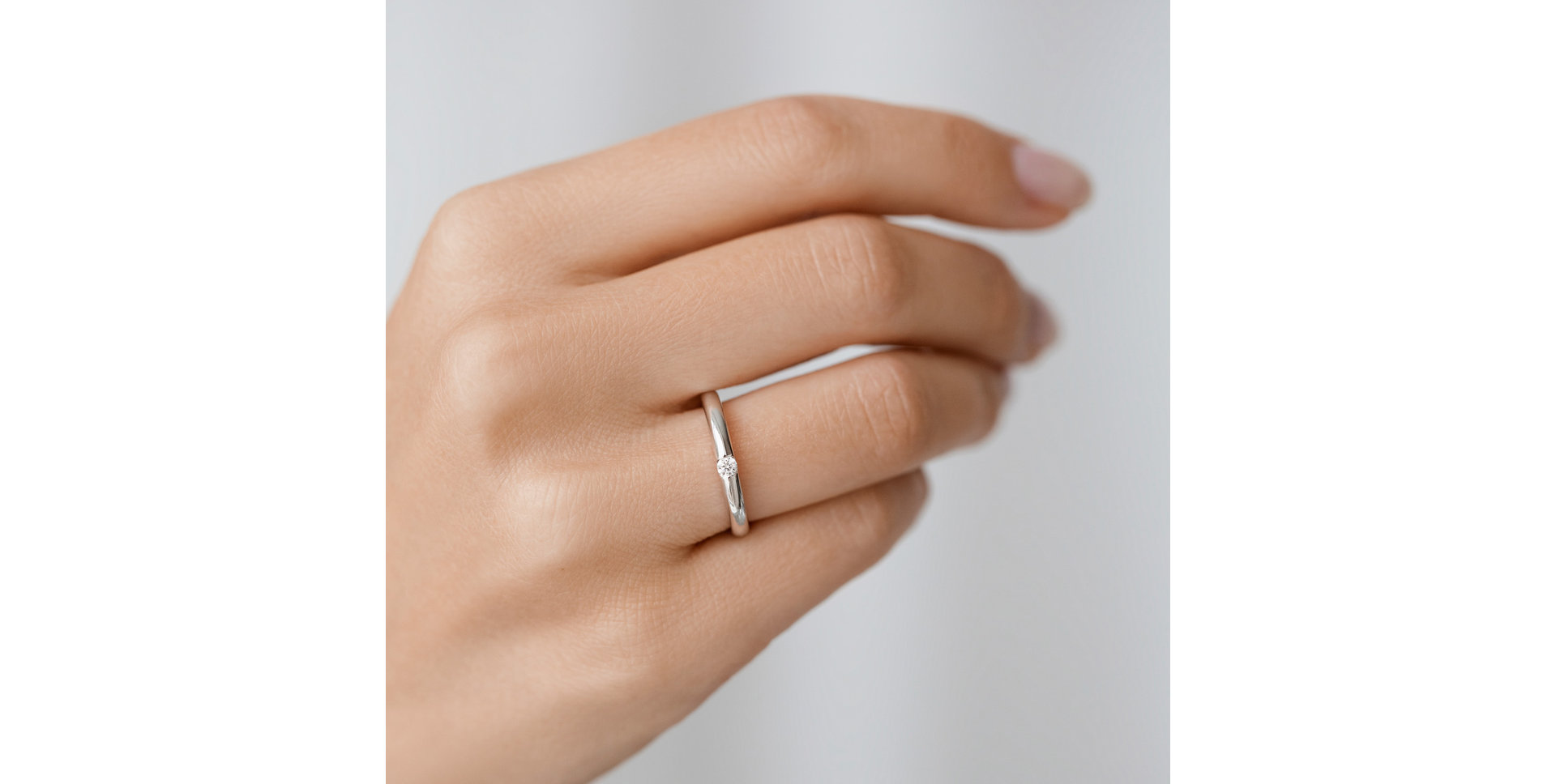 Prsten s diamantem Tender Love