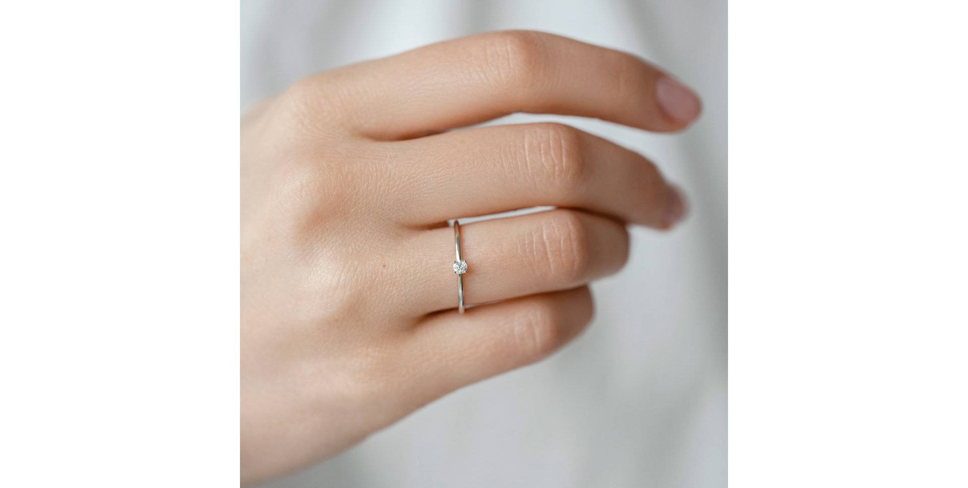 Prsten s diamantem Divine Love