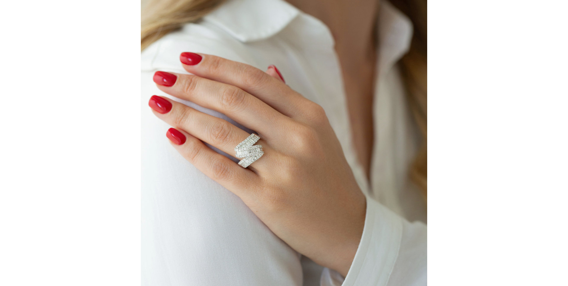 Prsten s diamanty Selah