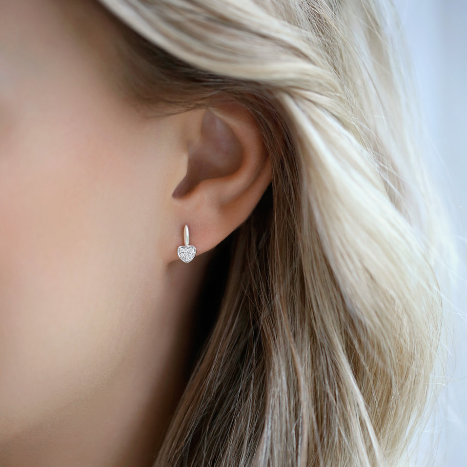 Náušnice s diamanty Love Ray