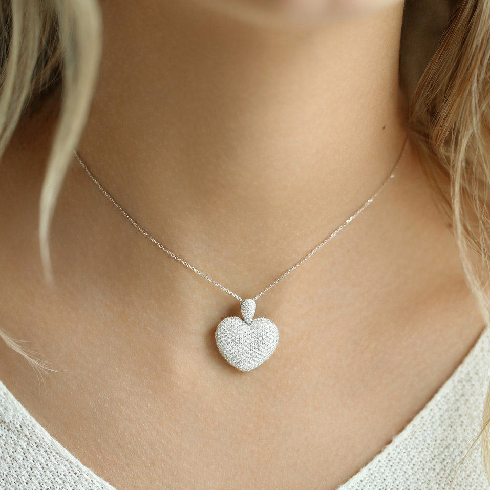 Přívěs s diamanty Heart Brilliance