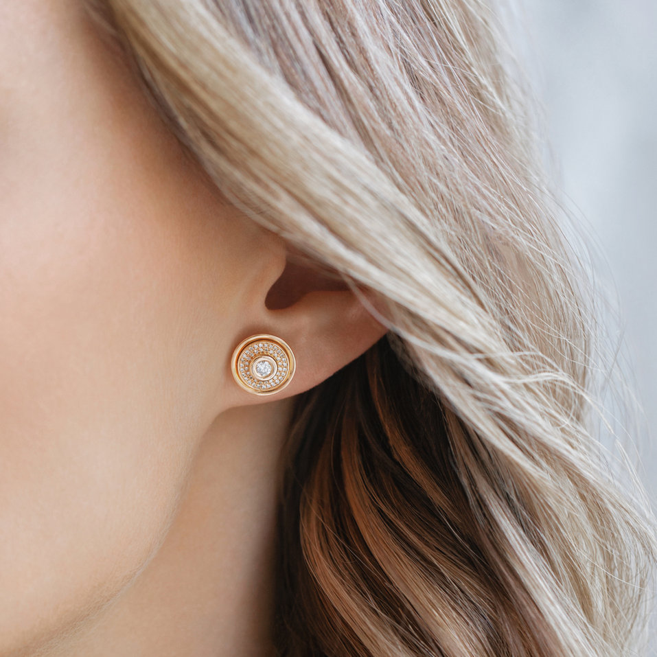 Náušnice s diamanty Miracle Space