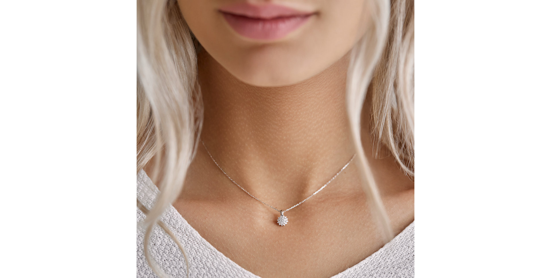 Přívěs s diamanty Midnight Sun