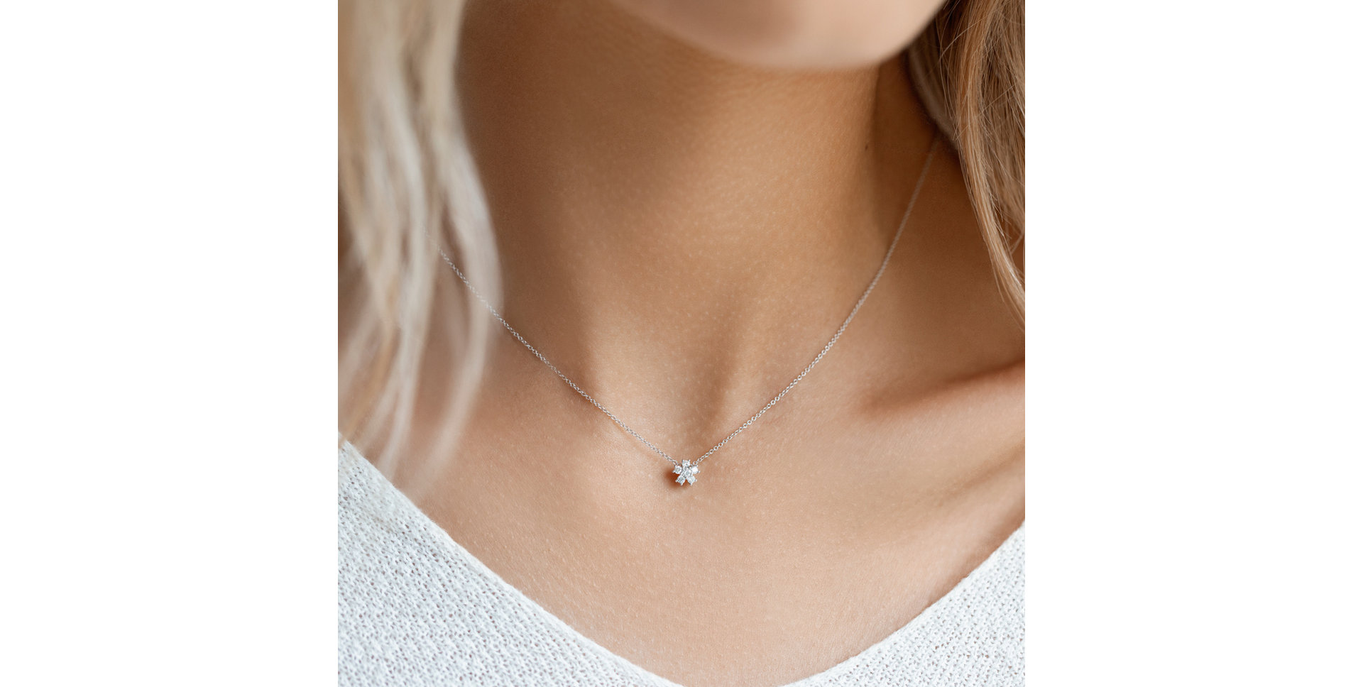 Náhrdelník s diamanty Sparkling Starlet