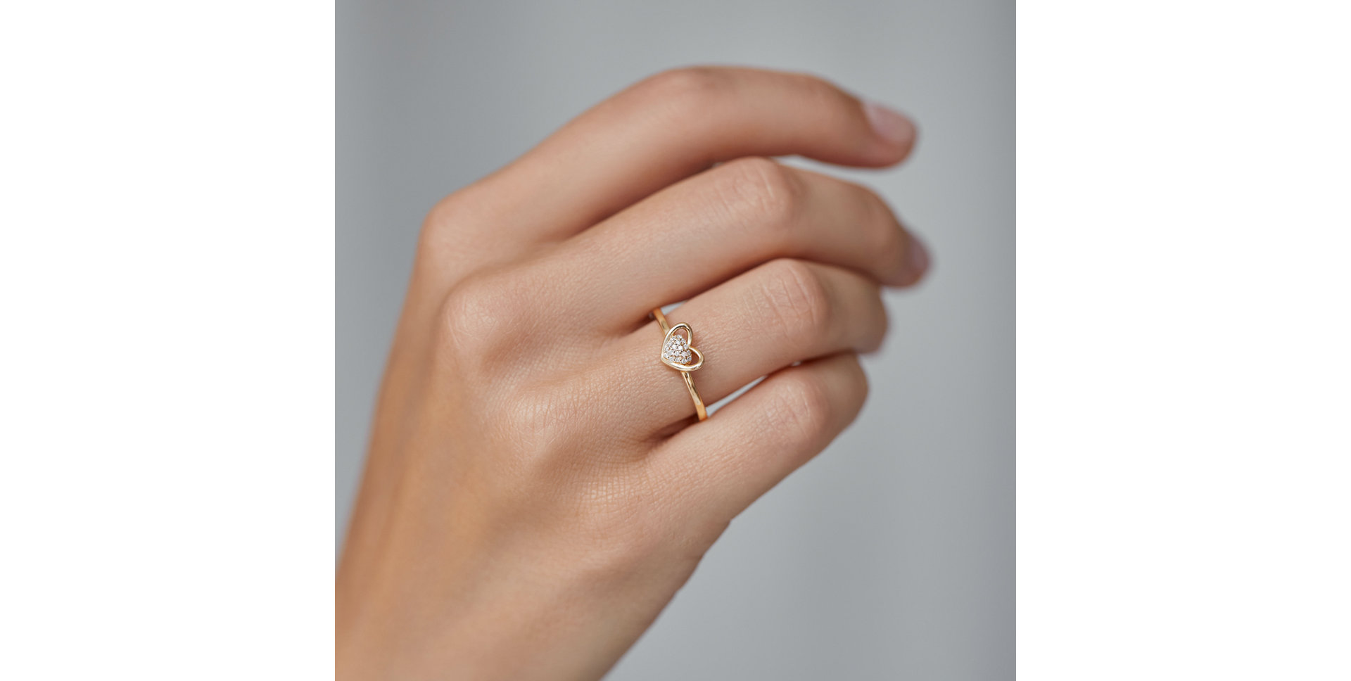 Prsten s diamanty Tender Heart